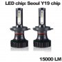Лед Крушки H4 H7 H1 HB3 HB4 Seoul Y19 chip led крушки, снимка 3
