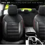 Универсална автомобилна тапицерия Otom Sport Plus, ортопедичен дизайн - Черно/Червено, снимка 2