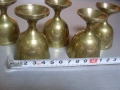Бронзови чаши- 5бр. комплект., снимка 4