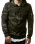 Мъжки камуфлажен суичър с дълъг ръкав с джоб и качулка, 2цвята , снимка 4