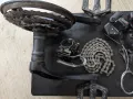 Shimano скорости 3х7 и спирачки, главина и касета, курбели, средно и педали, Плюс диск 160мм. МТБ, снимка 3