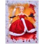 Коледна кукла с аксесоари, 30см, снимка 1 - Кукли - 42793024