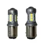 LED крушки 1157 BAY15D бели 12V 2 броя, снимка 1