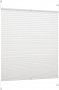 Плисирана/Текстилна щора DecoProfi, плат, бяла, 90 см х 220 см, снимка 3