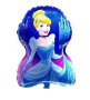 Пепеляшка Cinderella на фон фолио фолиев гигант балон хелий и въздух