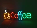 Неонова табела Coffee, снимка 3