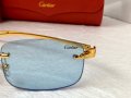Cartier висок клас прозрачни слънчеви очила Мъжки Дамски слънчеви, снимка 9