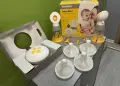 Medela помпа за кърма hands free шишета + чашки, снимка 3