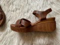 Кафяви сандали естествена кожа, снимка 3