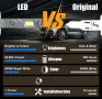 +300% H1 Led автомобилни крушки, снимка 8