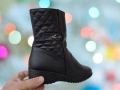 Дамски елегантни боти с цип, меко гумено ходило и топъл хастар., снимка 4