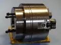 Клинозатегателен патронник Ф 200mm Bison 3-jaw power chuck+фланец, снимка 5