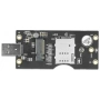 DeLOCK USB 3.2 Gen 1 конвертор от Type-A щепсел към M.2 Key B със слот за SIM карта, снимка 1