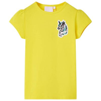 Детска тениска, яркожълта, 92(SKU:10789, снимка 1 - Детски тениски и потници - 44762732