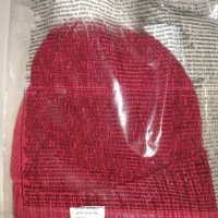 Плетена шапка Червена, снимка 2 - Шапки - 35184379
