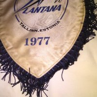 Футболно флагче FC Lantana Tallin Estonia 1977 25x17.5cm, снимка 5 - Футбол - 31005739