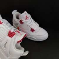 Nike Air Jordan retro 4 Metalic Red Нови оригинални обувки 42 Маратонки Кецове размер номер 42 Найк, снимка 5 - Кецове - 37921576