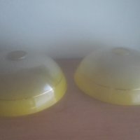 Плафони стъкло жълти, снимка 1 - Лампи за таван - 35208437
