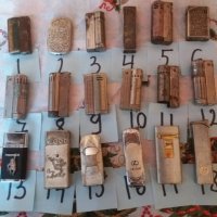 Стари бензинови запалки, снимка 1 - Антикварни и старинни предмети - 23854433