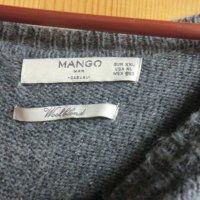 мъжки пуловер на Mango с 50%вълна, снимка 3 - Пуловери - 40124469