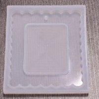 Правоъгълна рамка правоъгълник къдрав за снимка таг рамка картина малка силиконов молд форма смола, снимка 2 - Форми - 37089567