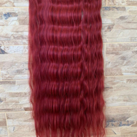 Индийска коса с примеси 80см, снимка 1 - Аксесоари за коса - 44707891