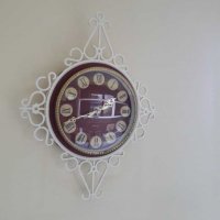 Стар стенен часовник -Янтар , снимка 16 - Антикварни и старинни предмети - 29668142