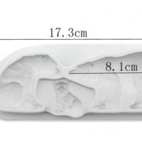 Мече Мечка Бели Мечки силиконов молд форма фондан шоколад гипс, снимка 2 - Форми - 31205416