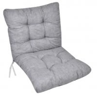 Декоративна външна възглавница за стол със сив гръб, 100х50см, снимка 1 - Възглавници - 36590622