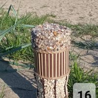 Ръчно изработени вази с натурал. морски материали , снимка 10 - Вази - 40621492