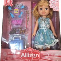 Комплект детска кукла за игра Allison, снимка 1 - Кукли - 34970962
