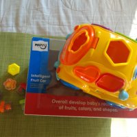 Образователна играчка Mappy сортер кола с плодове, цветове и форми, снимка 2 - Музикални играчки - 38467997