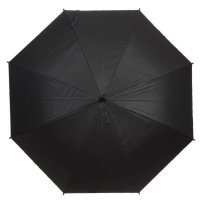 Чадър бастун за дъжд автоматичен черен 82 см, снимка 1 - Други - 42878144
