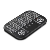 Безжична мини Клавиатура A8 с Li-Ion +Bluetooth светеща, TouchPad за компютър, лаптоп, TV Box, снимка 5 - Дистанционни - 42170284