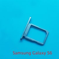 Сим държач Samsung Galaxy S6, снимка 1 - Резервни части за телефони - 33845670