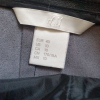 Дамска кожена пола H&M размер 40, снимка 8 - Поли - 35080388