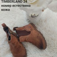 Естествена кожа детски обувки TIMBERLAND,  розови ботуши с пух , снимка 1 - Детски боти и ботуши - 39842098