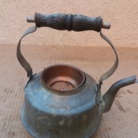 масивен бронзов чайник , снимка 4 - Антикварни и старинни предмети - 37647425