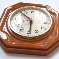 KIENZLE – НЕМСКИ порцеланов часовник стенен порцелан , снимка 4 - Други ценни предмети - 44717168