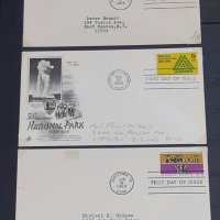Албум с марки от Америка+ 3 писма, снимка 2 - Филателия - 37517914