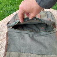Стара брезентова чанта #10, снимка 5 - Антикварни и старинни предмети - 40538760