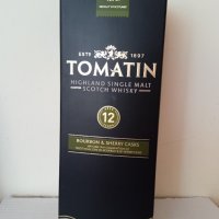 Маркова кутия от шотландско уиски TOMATIN 12 години, снимка 1 - Колекции - 42924434