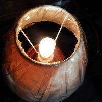 ретро настолна лампа, снимка 5 - Настолни лампи - 30505237
