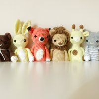 Ръчно плетени малки животинки, амигуруми играчки, снимка 2 - Плюшени играчки - 32157717