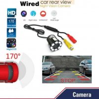 18.5мм 8 Led HD CCD Супер Мини Водонепромокаема Камера за Автомобил за Задно Нощно Виждане Паркиране, снимка 6 - Навигация за кола - 35268099