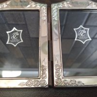  Рамка за Две Снимки от Махагон със Сребърен Обков 0,925, снимка 11 - Антикварни и старинни предмети - 40876756