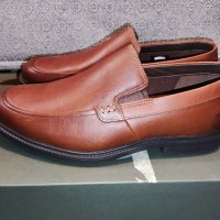 Удобни и стилни мъжки половинки от естествена кожа Timberland №40, снимка 1 - Официални обувки - 37951374