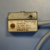 Индуктивен сензор Festo SME-1-LED-24 proximity switch, снимка 4 - Резервни части за машини - 44603027