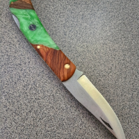Сгъваем нож ръчно изработен , снимка 2 - Ножове - 44550110