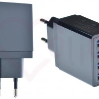 4-Port USB Charger (25W) - захранване с 4 x USB изхода за мобилни телефони и таблети, снимка 1 - Оригинални зарядни - 29398455